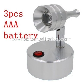 2W 3 PIECES AAA BATTERY LED TABLE LAMP