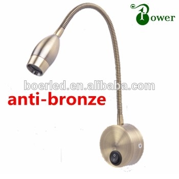 ANTI BRASS 2W LED BED HEAD READING LIGHT